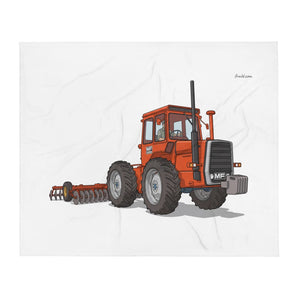 Massey Ferguson 1200 Illustration | Throw Blanket