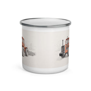 Massey Ferguson 1200 Pencil Sketch | Enamel Mug - view 2