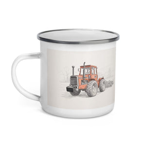 Massey Ferguson 1200 Pencil Sketch | Enamel Mug - view 3