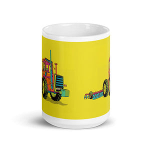 Massey Ferguson 1200 Pop Art | White Glossy Mug - view 2