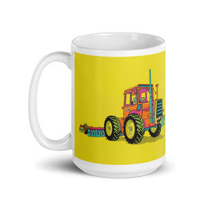 Massey Ferguson 1200 Pop Art | White Glossy Mug - view 3