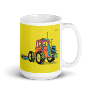 Massey Ferguson 1200 Pop Art | White Glossy Mug