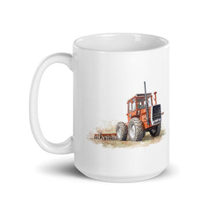 Massey Ferguson 1200 Watercolor | White Glossy Mug - view 3