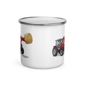 Massey Ferguson 3070 Autotronic Illustration | Enamel Mug - view 2