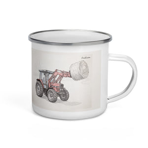 Massey Ferguson 3070 Autotronic Pencil Sketch | Enamel Mug