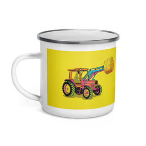 Massey Ferguson 3070 Autotronic Pop Art | Enamel Mug - view 3