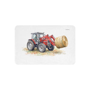 Massey Ferguson 3070 Autotronic Watercolor | Sherpa Blanket 37″×57″