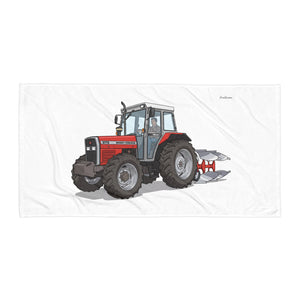 Massey Ferguson 375 Illustration | Beach Towel