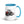 Massey Ferguson 375 Illustration | 15 oz Mug with Color Inside - Blue