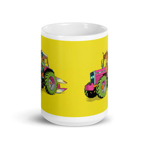 Massey Ferguson 375 Pop Art | White Glossy Mug - view 2