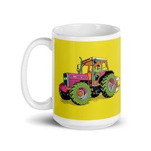 Massey Ferguson 375 Pop Art | White Glossy Mug - view 3