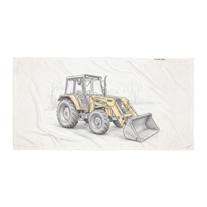 Massey Ferguson 50E Pencil Sketch | Beach Towel