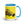Massey Ferguson 50E Pop Art | 15 oz Mug with Color Inside - Blue