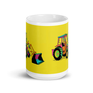 Massey Ferguson 50E Pop Art | White Glossy Mug - view 2