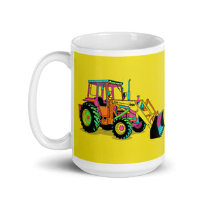 Massey Ferguson 50E Pop Art | White Glossy Mug - view 3
