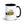 Massey Ferguson 50E Watercolor | 15 oz Mug with Color Inside - Black