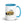 Massey Ferguson 50E Watercolor | 15 oz Mug with Color Inside - Blue