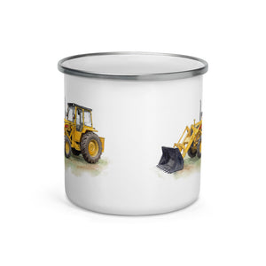 Massey Ferguson 50E Watercolor | Enamel Mug - view 2