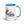 Massey Ferguson 6180 Pencil Sketch | 15 oz Mug with Color Inside - Blue