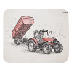 Massey Ferguson 6180 Pencil Sketch | Mouse Mat