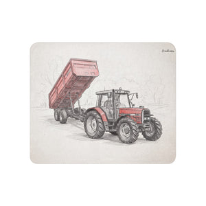 Massey Ferguson 6180 Pencil Sketch | Sherpa Blanket 50″×60″