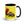 Massey Ferguson 6180 Pop Art | 15 oz Mug with Color Inside - Black