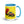 Massey Ferguson 6180 Pop Art | 15 oz Mug with Color Inside - Blue