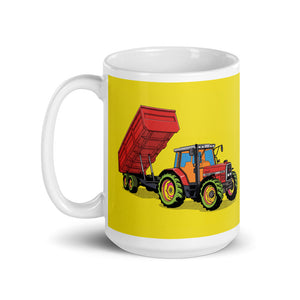 Massey Ferguson 6180 Pop Art | White Glossy Mug - view 3