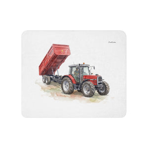 Massey Ferguson 6180 Watercolor | Sherpa Blanket 50″×60″