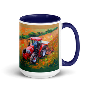 McCormick MC115 Splash Art | 15 oz Mug with Color Inside - Dark Blue