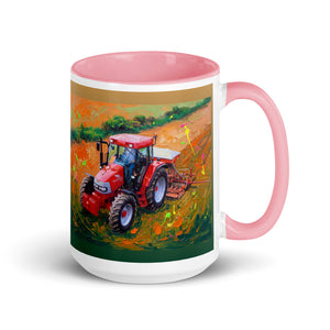McCormick MC115 Splash Art | 15 oz Mug with Color Inside - Pink