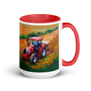 McCormick MC115 Splash Art | 15 oz Mug with Color Inside - Red