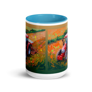 McCormick MC115 Splash Art | 15 oz Mug with Color Inside - side view