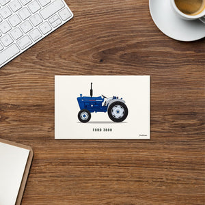 Furrow and Fields Postcard 4″×6″ Ford 3000 | Postcard Quality Farmers Merch