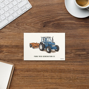 Furrow and Fields Postcard 4″×6″ Ford 7810 Generation III | Postcard Quality Farmers Merch