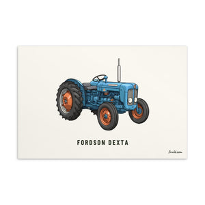 Furrow and Fields Postcard 4″×6″ Fordson Dexta | Postcard Quality Farmers Merch