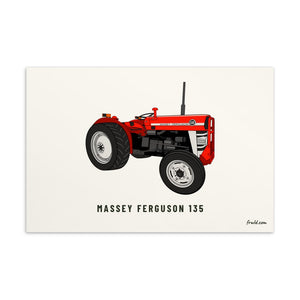 Furrow and Fields Postcard 4″×6″ Massey Ferguson 135 | Postcard Quality Farmers Merch