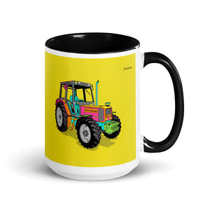 Renault 106-54 TL Pop Art | 15 oz Mug with Color Inside - Black
