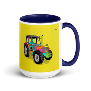 Renault 106-54 TL Pop Art | 15 oz Mug with Color Inside - Dark Blue
