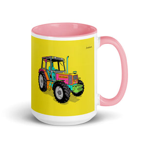 Renault 106-54 TL Pop Art | 15 oz Mug with Color Inside - Pink