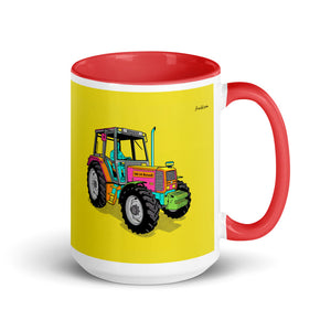 Renault 106-54 TL Pop Art | 15 oz Mug with Color Inside - Red