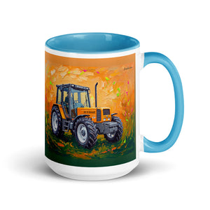 Renault 106-54 TL Splash Art | 15 oz Mug with Color Inside - Blue