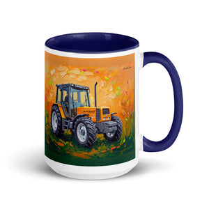 Renault 106-54 TL Splash Art | 15 oz Mug with Color Inside - Dark Blue