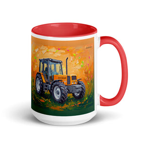 Renault 106-54 TL Splash Art | 15 oz Mug with Color Inside - Red