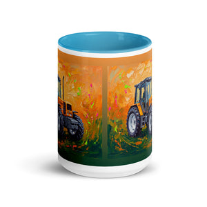 Renault 106-54 TL Splash Art | 15 oz Mug with Color Inside - side view