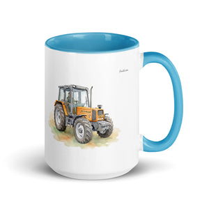 Renault 106-54 TL Watercolor | 15 oz Mug with Color Inside - Blue