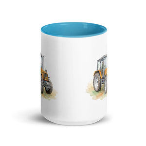 Renault 106-54 TL Watercolor | 15 oz Mug with Color Inside - side view