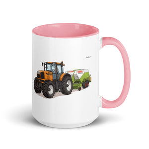Renault Atles 926 RZ Illustration | 15 oz Mug with Color Inside - Pink
