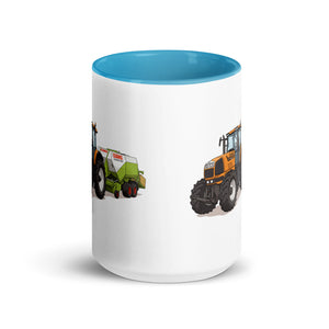 Renault Atles 926 RZ Illustration | 15 oz Mug with Color Inside - side view