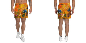 Furrow and Fields Shorts Ford 6640 SLE Splash Art | All-Over Print Athletic Shorts Quality Farmers Merch